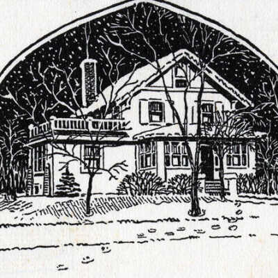 House at 438 Hill Avenue, illustration