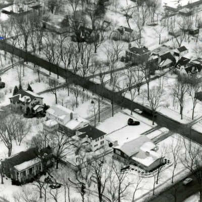 Aerial View, Elmhurst neighborhood