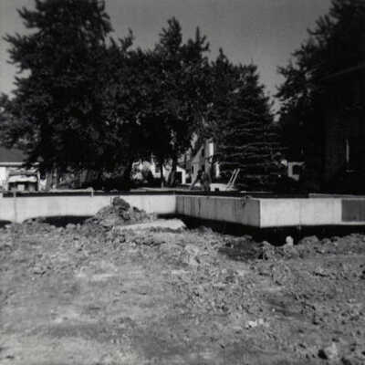 House at 427 Elm, under construction