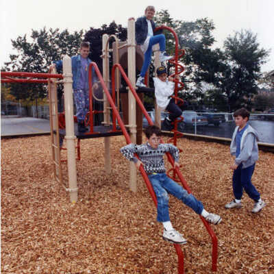 Hawthorne School, Playground and Students