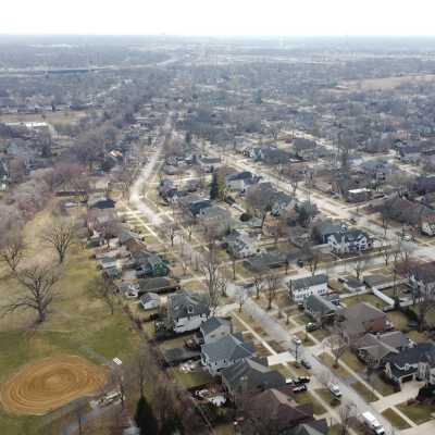 Aerial View, Cayuga Avenue