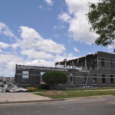 Demolition of 545 Lamont Building