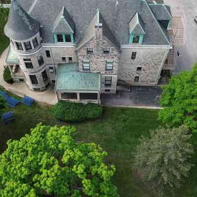 Aerial View of the Elmhurst History Museum