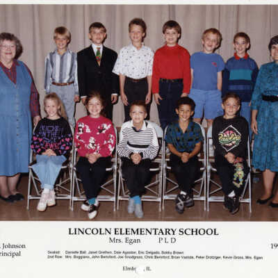 Lincoln Elementary School Class