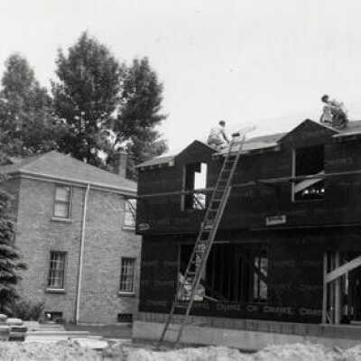 House at 427 Elm, under construction