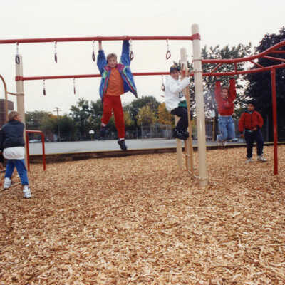 Hawthorne School, Playground and Students