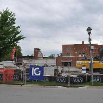 Demolition of Lincoln Elementary School