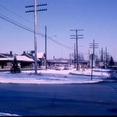 Chicago & North Western Train Depot in Elmhurst