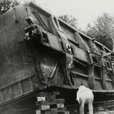 Illinois Central Railroad Train Wreck.