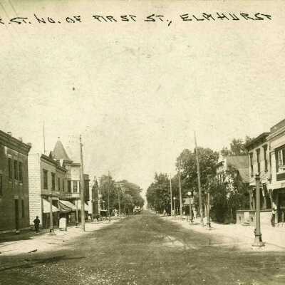 York Street, looking north from First Street