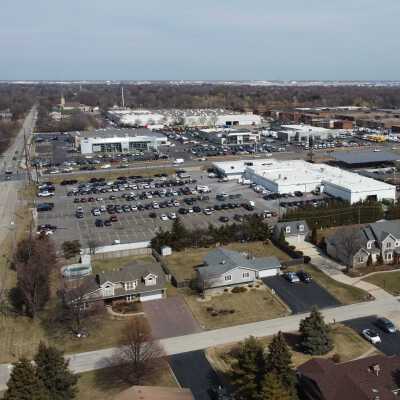 Aerial View, Grand Avenue and Church Road
