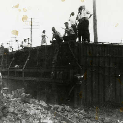 Illinois Central Railroad Train Wreck
