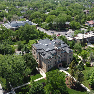 Aerial View of Elmhurst University