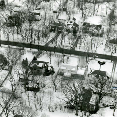 Aerial View, Elmhurst neighborhood