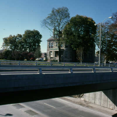 Elmhurst History Museum in the Glos Mansion and the underpass