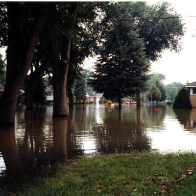 Flood 1987, Adams Street