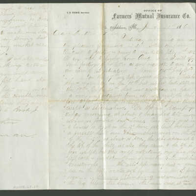 Civil War-era Letter to Frederick Fischer