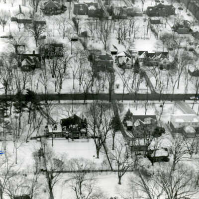 Aerial View, Elmhurst neighborhood