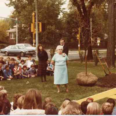 Field School, Audra Pence Tree Planting Ceremony