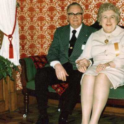 Harold & Harriet Norlie in Elmhurst Historical Museum