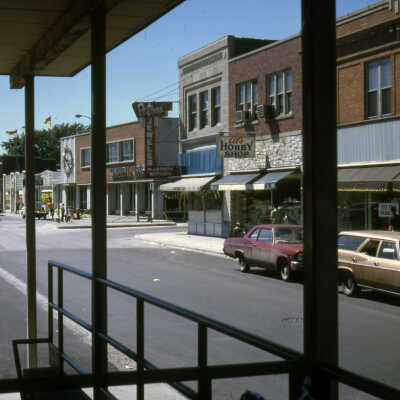 W. First Street and N. Addison Avenue, intersection