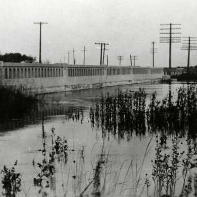 Flood 1936, Lake Street bridge