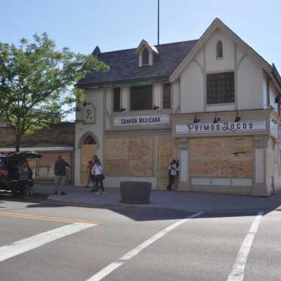Boarded Windows at 122 S. York
