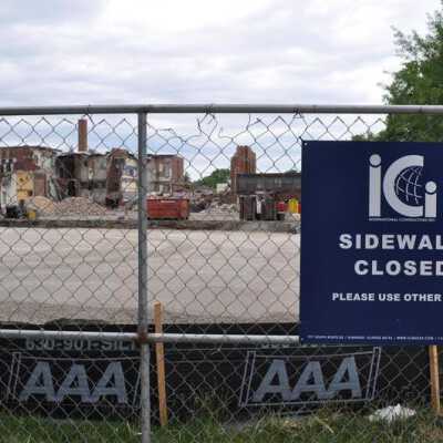 Demolition of Lincoln Elementary School