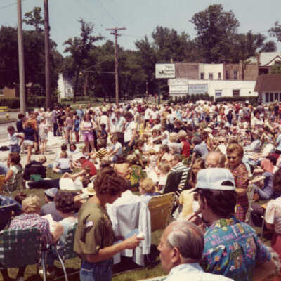 Bicentennial Fountain Dedication, 1976
