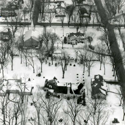 Aerial View, Elmhurst neighborhood