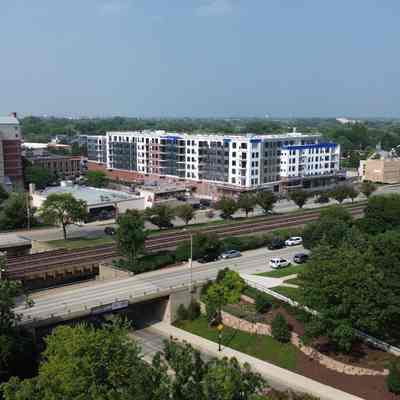 Construction of Vyne on Haven Apartment Building