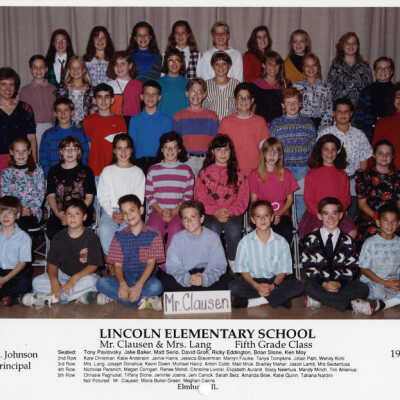 Lincoln Elementary School Class