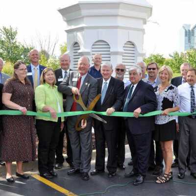 Ribbon Cutting at the Elmhurst Memorial Hospital Cupola Ceremony