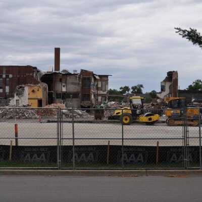 Demolition of Lincoln Elementary School