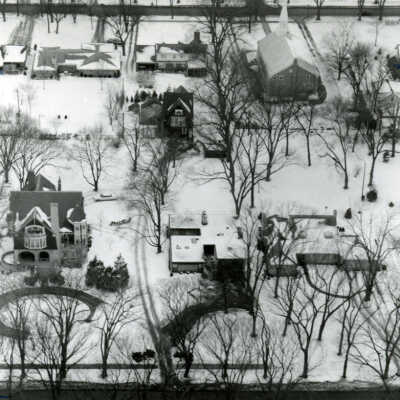 Aerial View, Elmhurst neighborhood