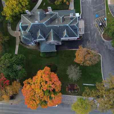 Aerial View, Elmhurst History Museum