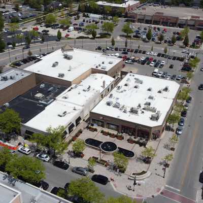Aerial View of Downtown Elmhurst