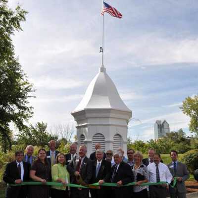 Ribbon Cutting at the Elmhurst Memorial Hospital Cupola Ceremony