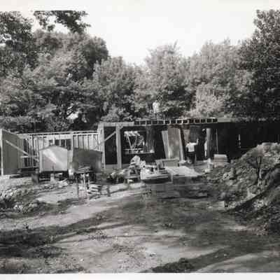 House at 346 Prospect Avenue, construction