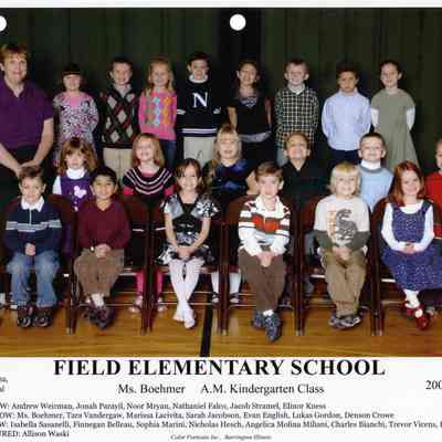 Field School Kindergarten Class