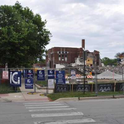 Demolition of Lincoln Elementary School