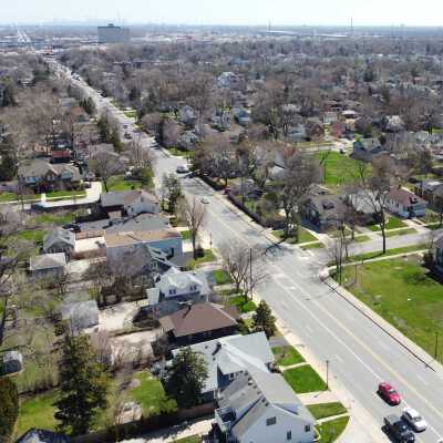 Aerial View, North Avenue