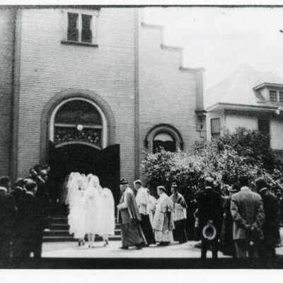 St. Mary's Catholic Church, First Communion service