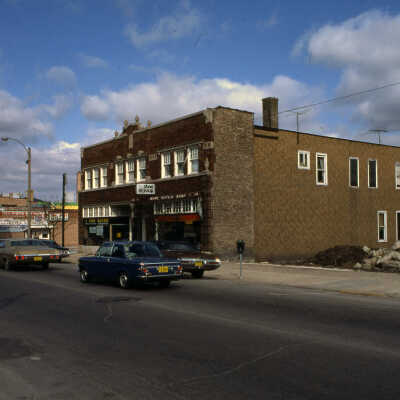 Commercial Block, 135 S. York looking northeast