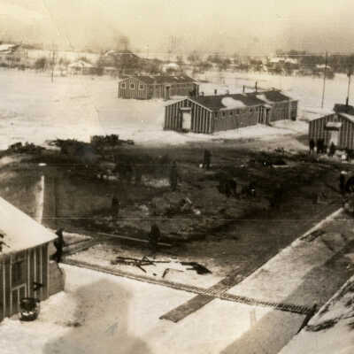 Civilian Conservation Corps Camp Elmhurst Building After Fire