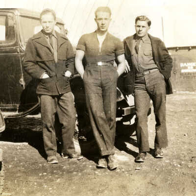 Civilian Conservation Corps Camp Elmhurst Group Portrait