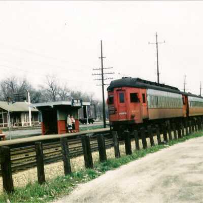 Chicago Aurora and Elgin Car at York Street Station