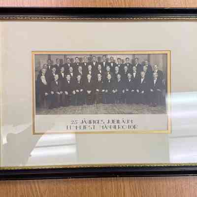 Framed Photograph, Mannerchor 25th Anniversary