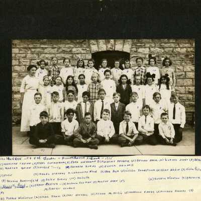 Hawthorne School, Fourth and Fifth Grade Classes, 1915