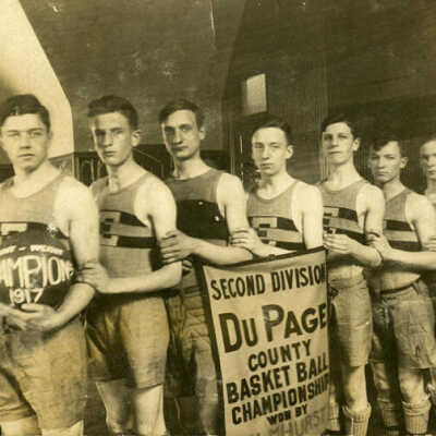 Elmhurst High School 1917 Basketball Team